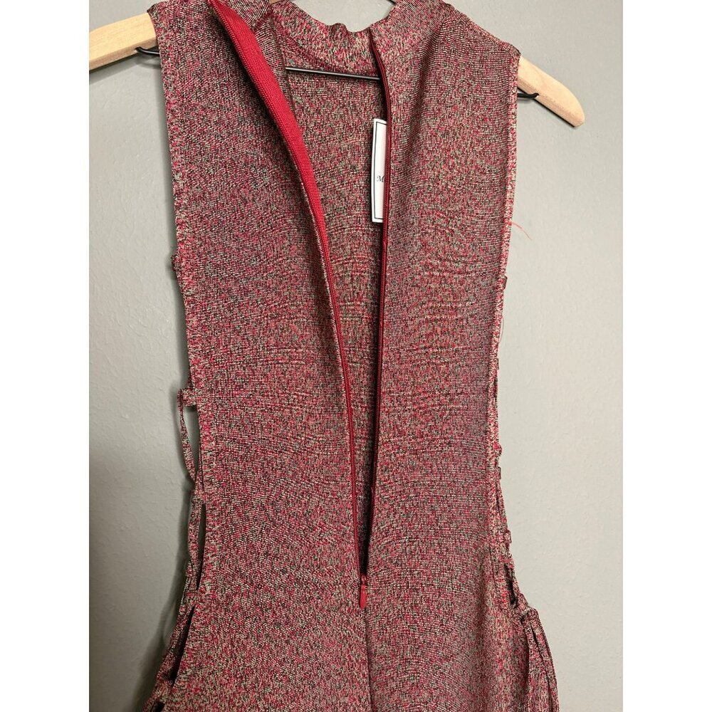 Mod Chic Women's Large High Neck Stretch Sexy Lace-Up Sleeveless Dress NWT - Picture 5 of 11